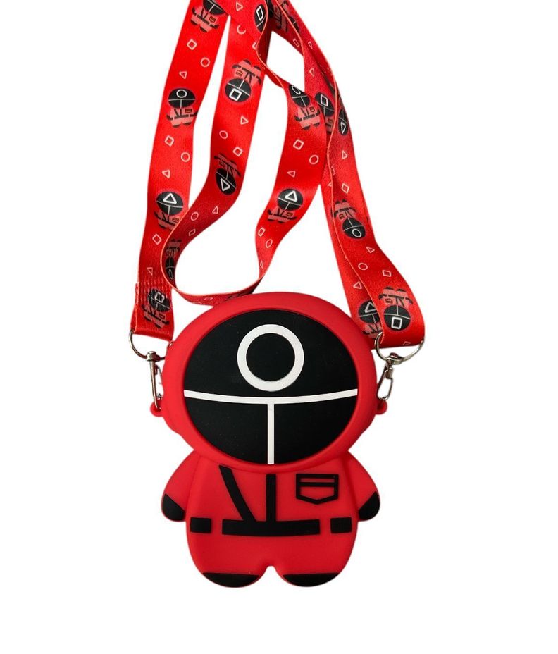 Mini bolso pop It Juego de Calamar Rojo -1