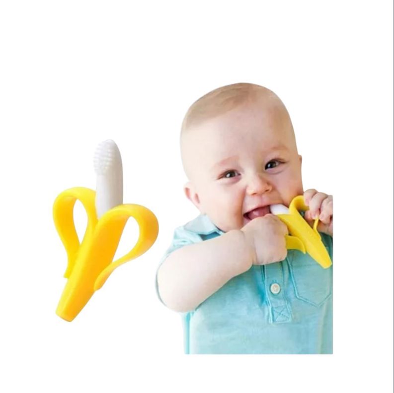 CEPILLO DE DIENTES PARA BEBE BANANA-0