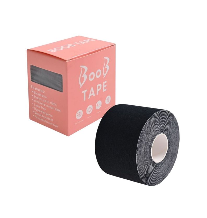 Boob Tape Cinta Negra Levanta Busto-0