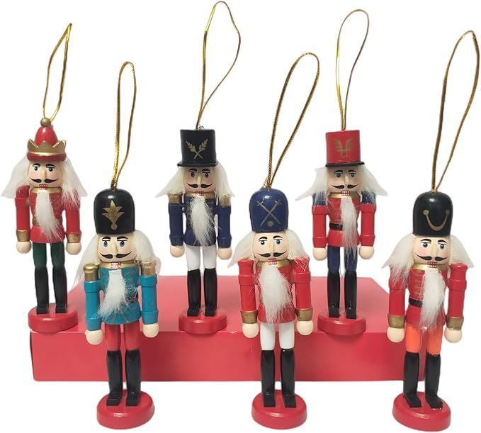 Soldado Cascanueces 12cm Pack 6 Colgante 37052-0