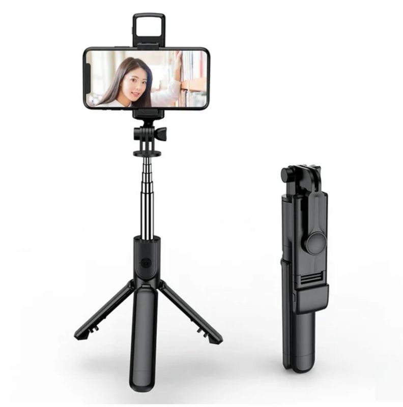 BASTON SELFIE 3 EN 1 TRIPODE BLUETOOTH CONTROL XT-02-1