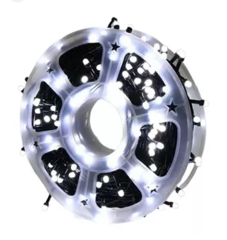 Carrete Solar 240LED Lineales 50mts BLANCA-1