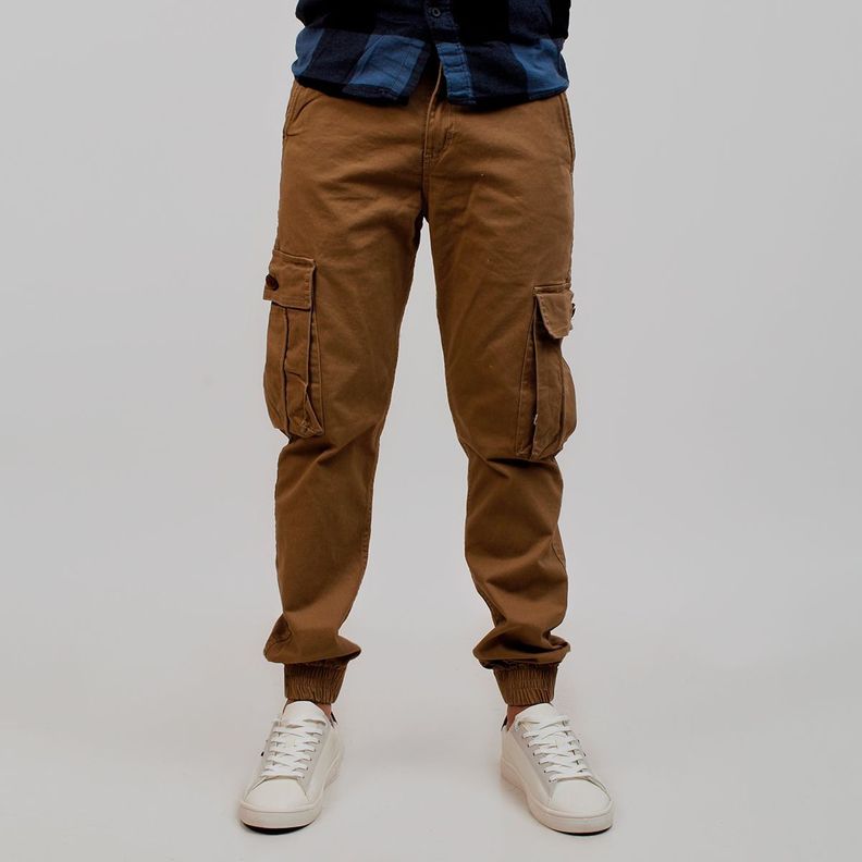 Pantalón Cargo con puño en bota-1