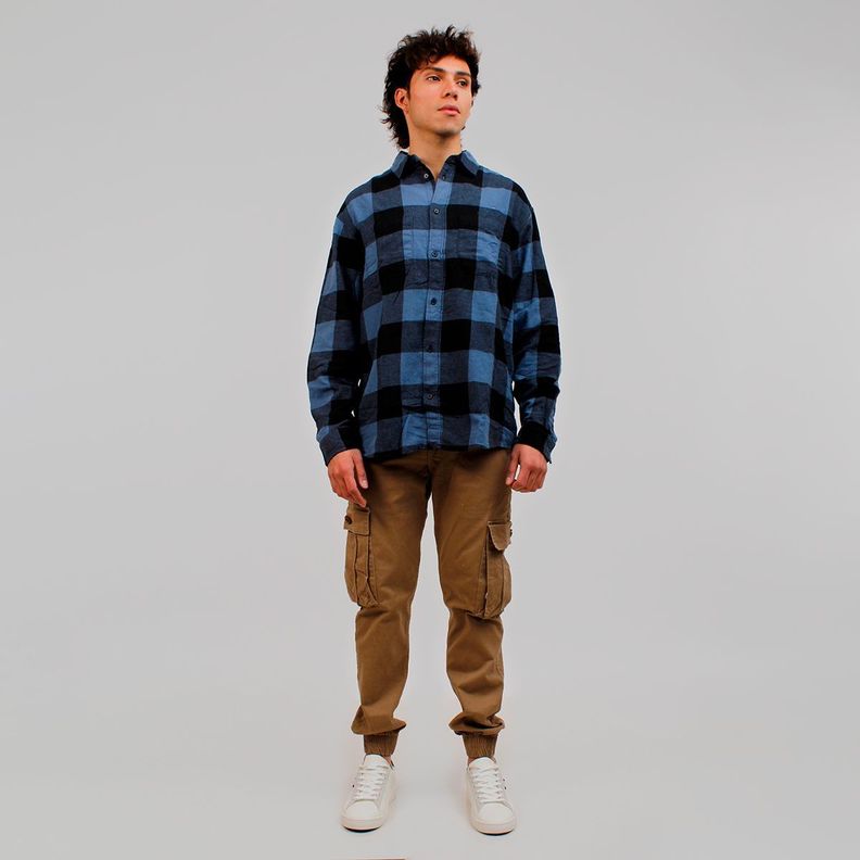 Pantalón Cargo con puño en bota-4