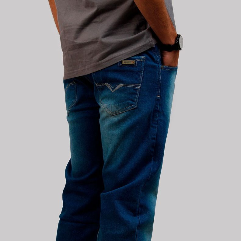 Jean Confort Slim Fit Bordado-2
