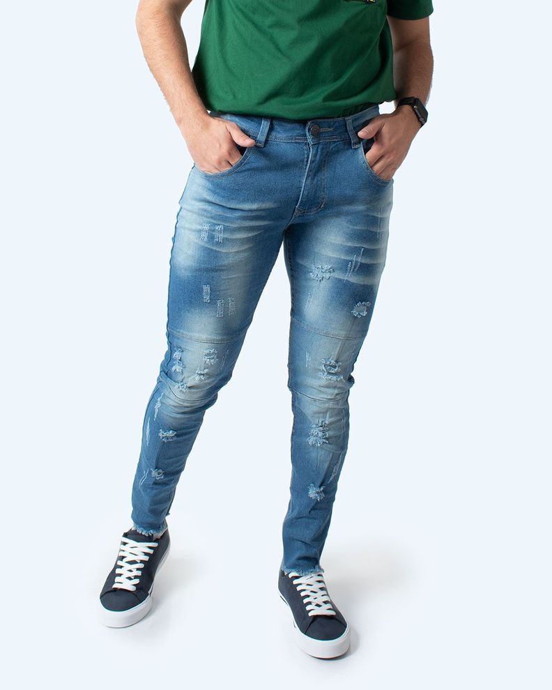 Jean Skinny para Hombre-0