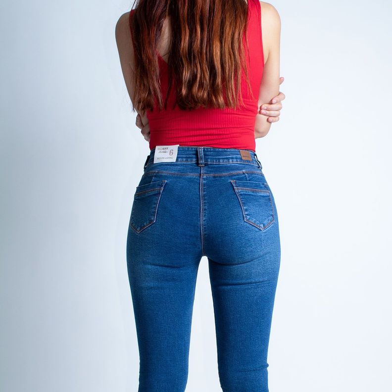 Jean Mujer Push-Up Skinny Tiro Alto-1