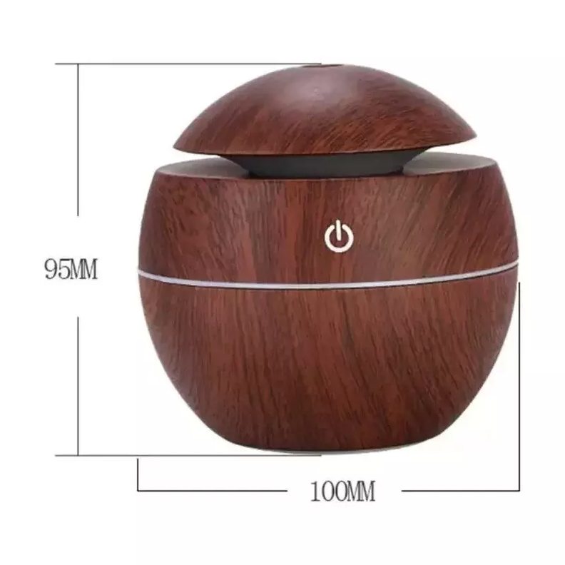 Pack 2 Humidificador Aromatizador Oscuro Led + 12 Esencias-2