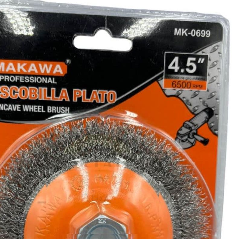 Escobilla Plato 75mm Herramienta Ferreteria MK0699-0