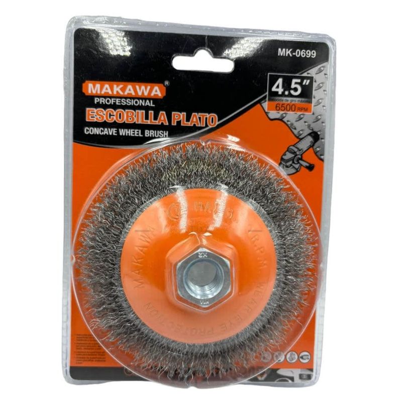 Escobilla Plato 75mm Herramienta Ferreteria MK0699-1