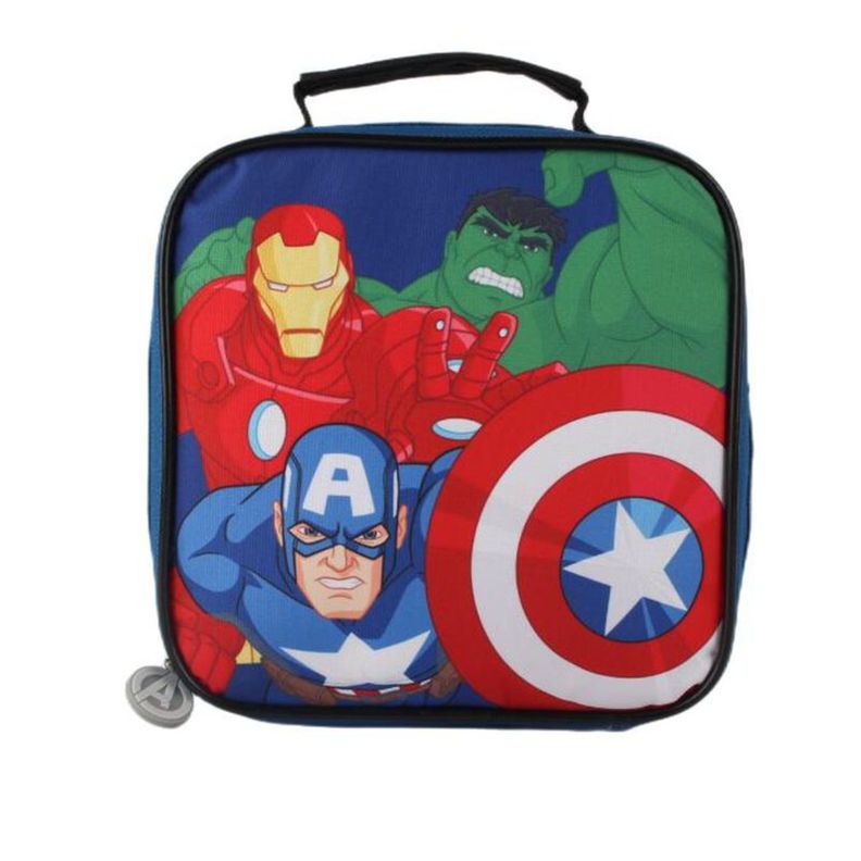 Pack 3 Piezas Mochila Escolar Superhéroes Niños Set Completo-2
