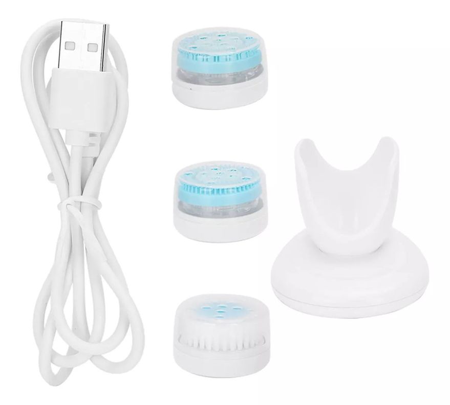 Cepillo Limpieza Facial Masajeador Silicona 3 En 1-1