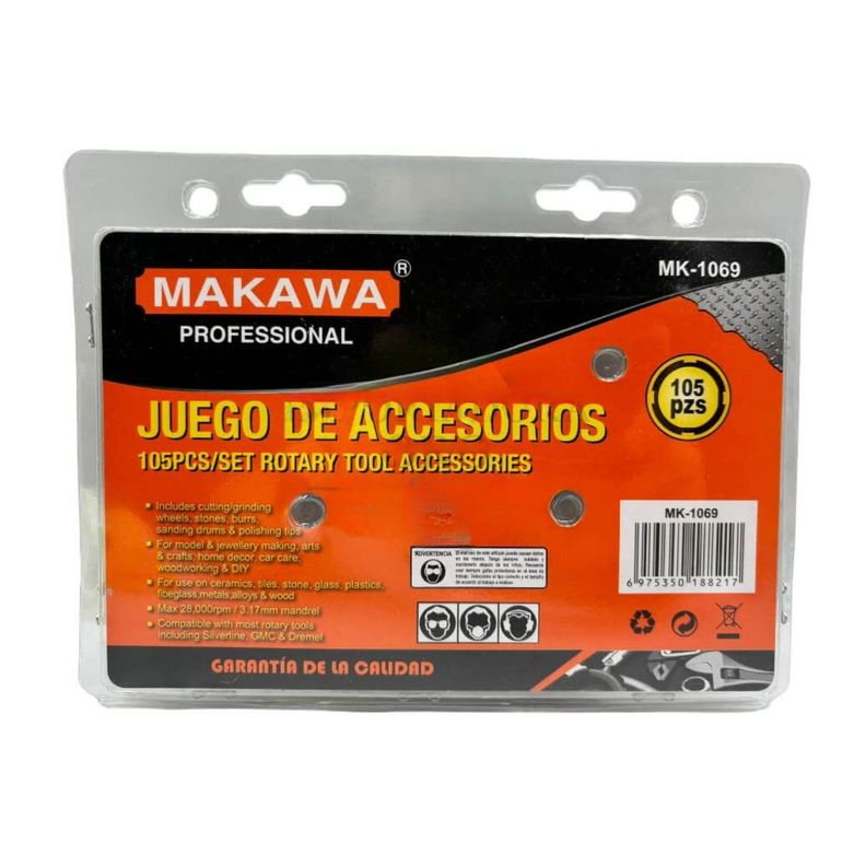 Set de 105 Piezas de Accesorios para Minitorno MK1069-1