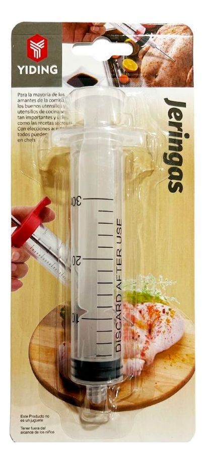 Jeringa Para Rellenar Pavos Salas Cocinas Donuts Crema 30 Ml-0