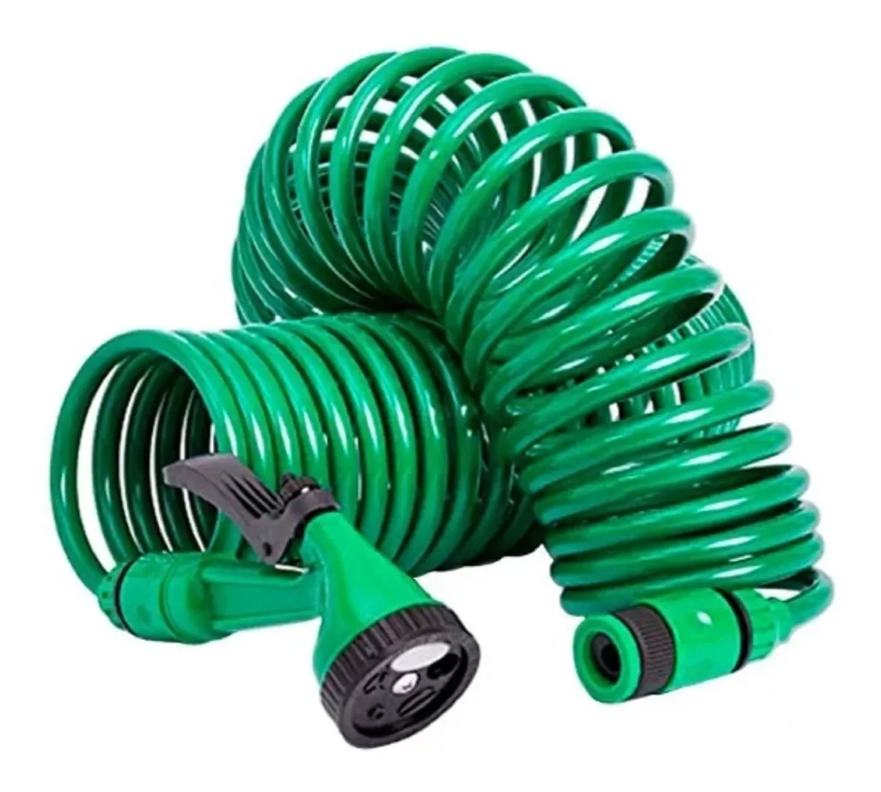 Manguera Espiral Expandible Hogar Casa Jardin 15 Mts-0