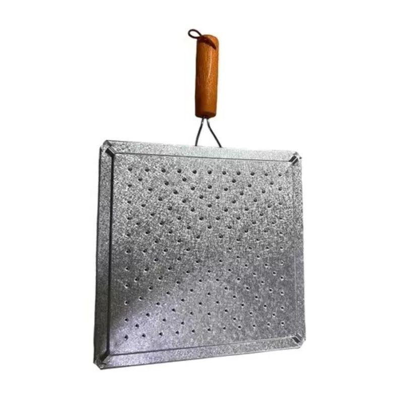 Tostador de Pan Mango Madera Rejillas Metalicas Cocina-1