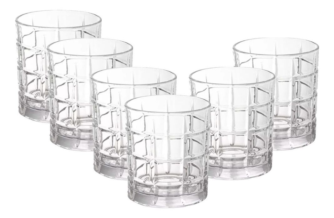 Set 6 Vasos Glasgow Allegra Bajos 350 Ml-0