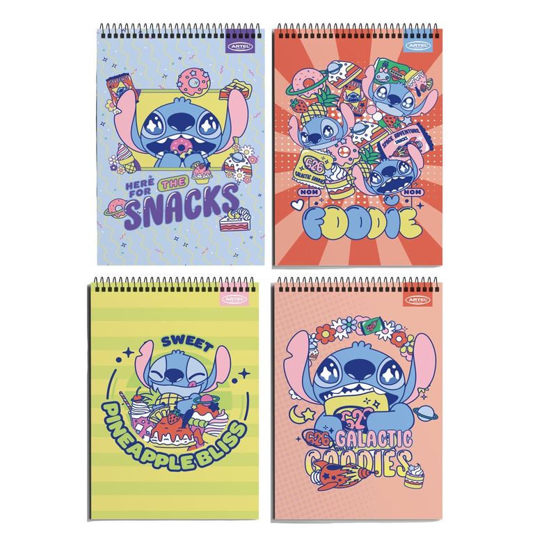 Pack 6 Cuadernos Diseño Divertido Personaje Colores 80 Hojas-0