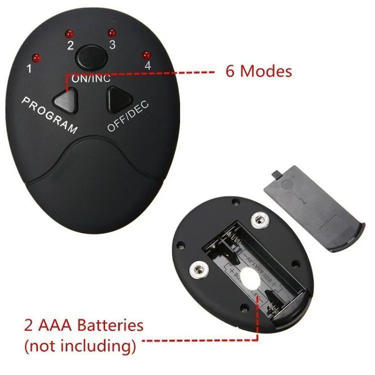 Electrofísico Estimulador Abdomen Abdominal Brazos Ems-6