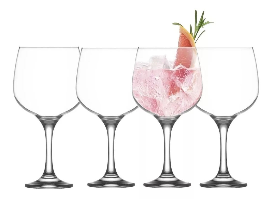 Set 4 Copas Para Gin Tonic Cocktail Vidrio De 653ml Cristar-4