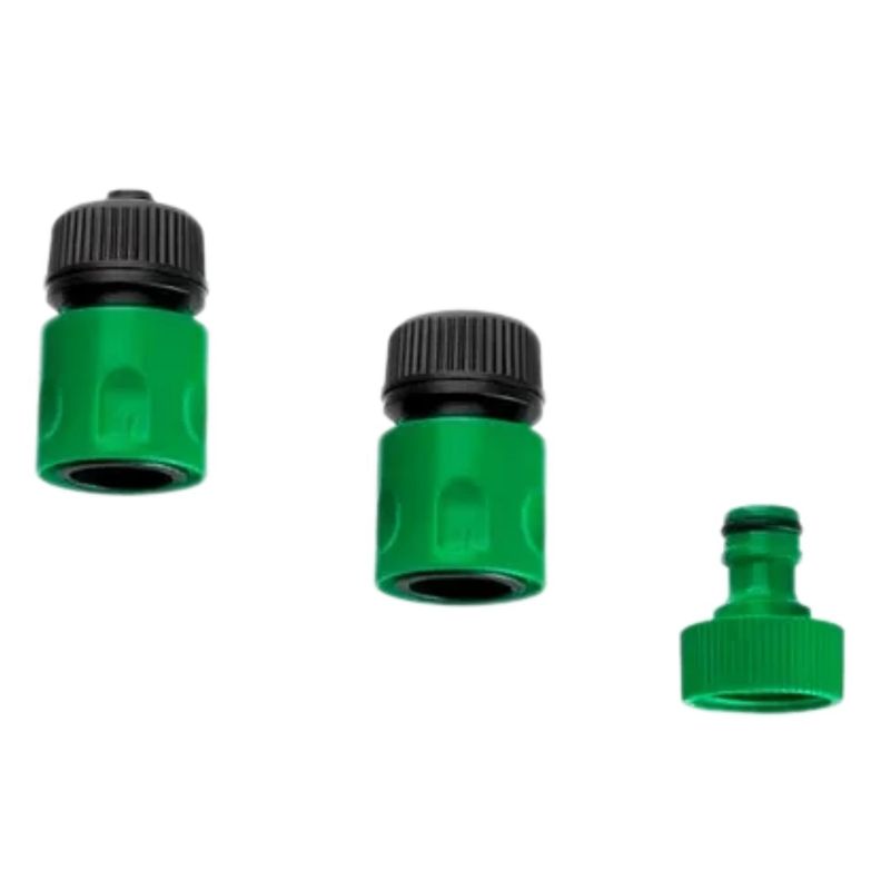 Pack 4 Piezas Pistola Riego Jardín Ajustable Conectores-2