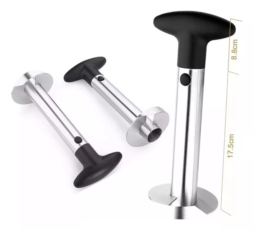 Pelador Cortador Rebanador Picador Extractor Piña Acero Inoxidable-4