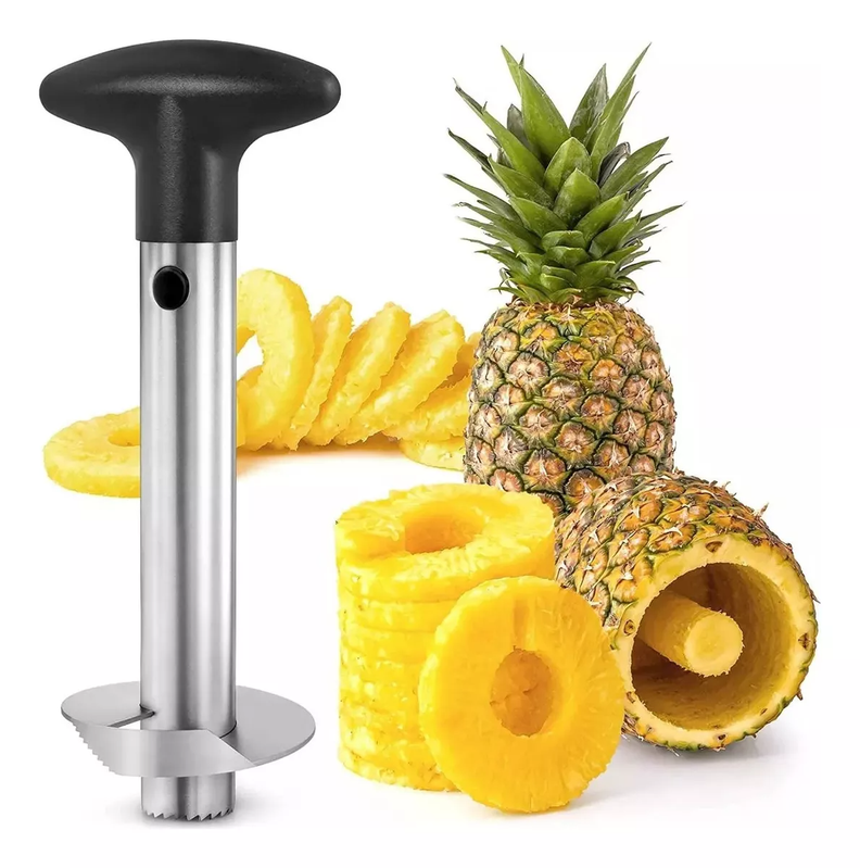 Pelador Cortador Rebanador Picador Extractor Piña Acero Inoxidable-6