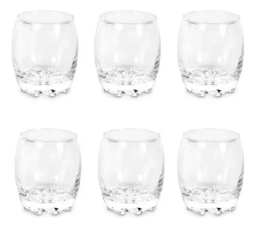 Set 6 Vasos Napoles Tragos Allegra Bajos 290 Ml-0