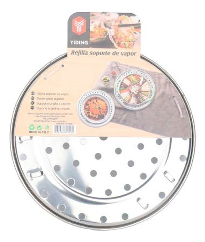 Vaporera Rejilla 22 Cm Para Cocinar Al Vapor Verduras Cocina-0