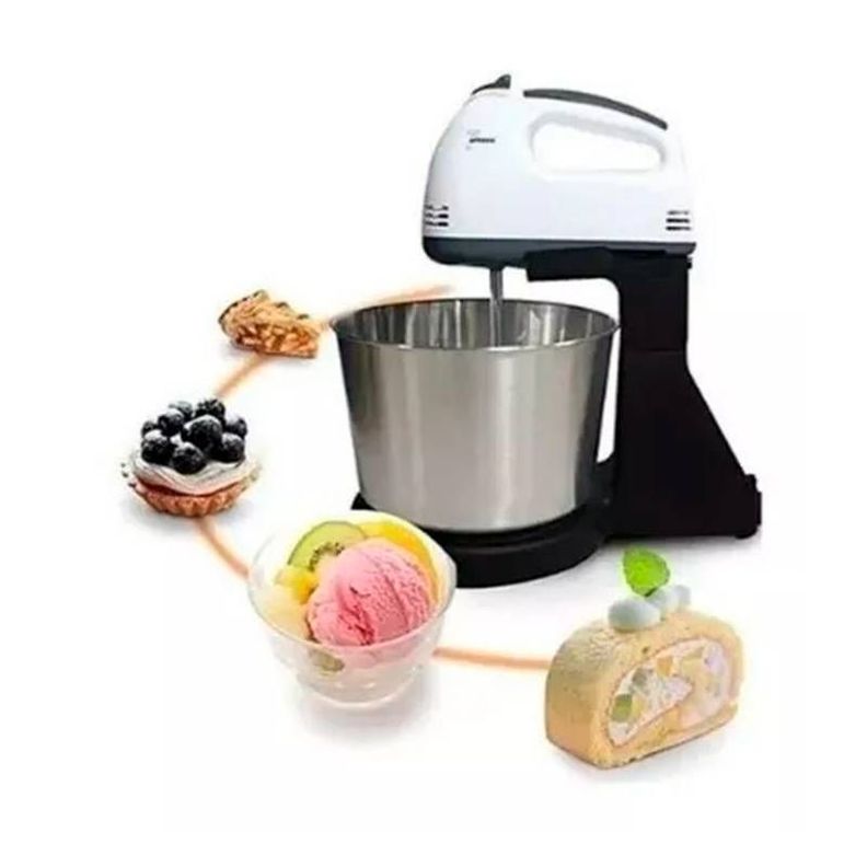 Batidora Pedestal Haeger 250w 7 Velocidades Con Bowl-1
