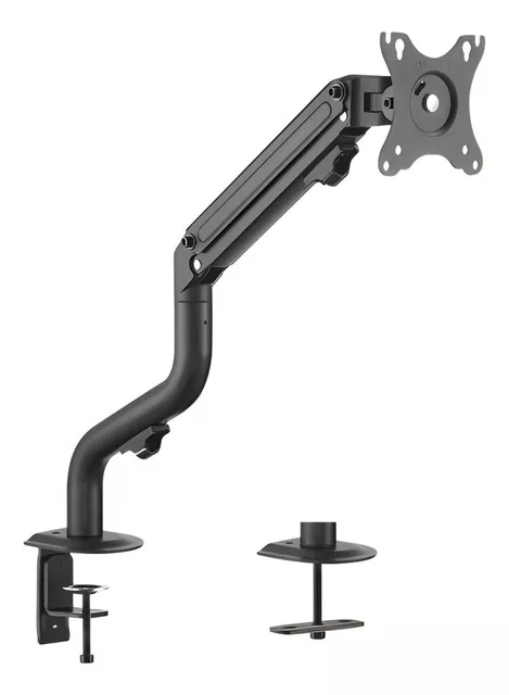 Soporte Ergonómico De Mesa Para Tv/monitor 1 Brazo 17-30 Color Negro-1
