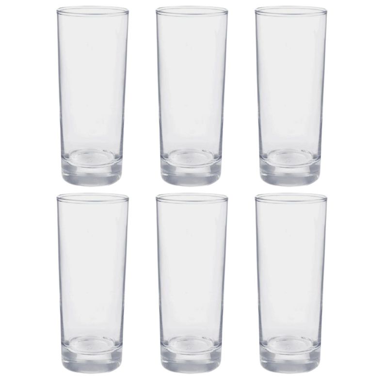 Set 6 Vasos Altos Modelo Lexington 334mL Whisky Pisco