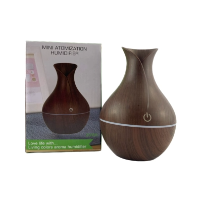 Humidificador Aromatizador diseño 200ML diseño oscuro+ 12 Esencias-1