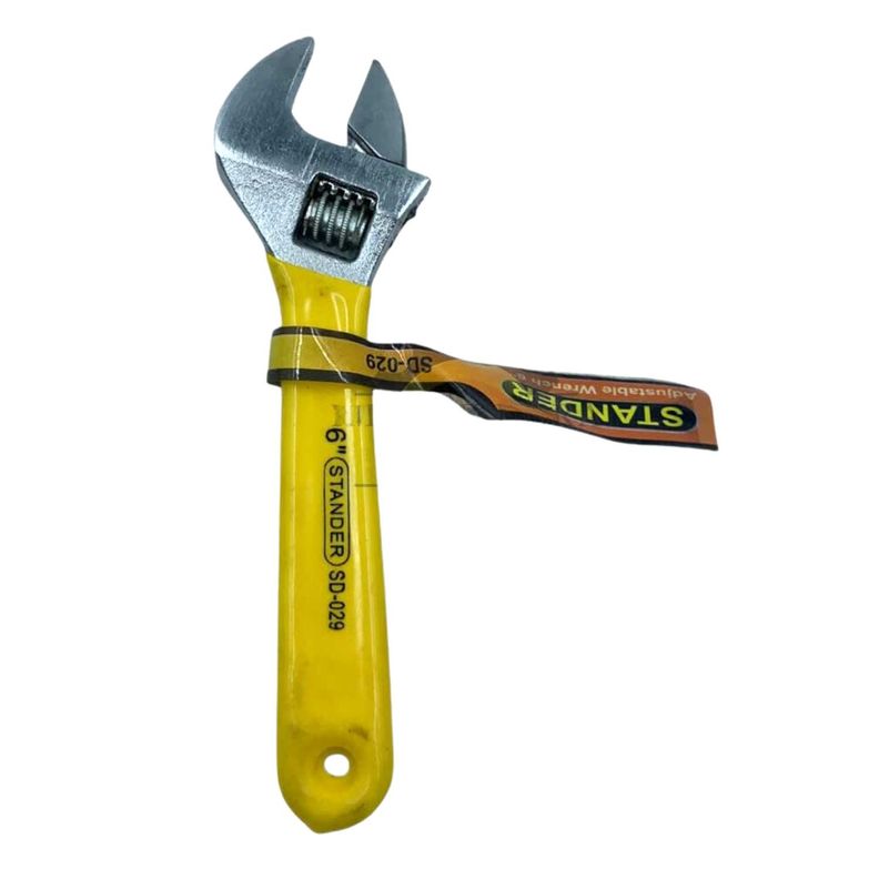 Llave Francesa Ajustable 6 Pulgadas Herramientas Ferreteria-0
