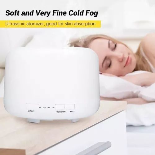 Humidificador Ultrasonico Humificador Aire Difusor 500ml Color Blanco-1