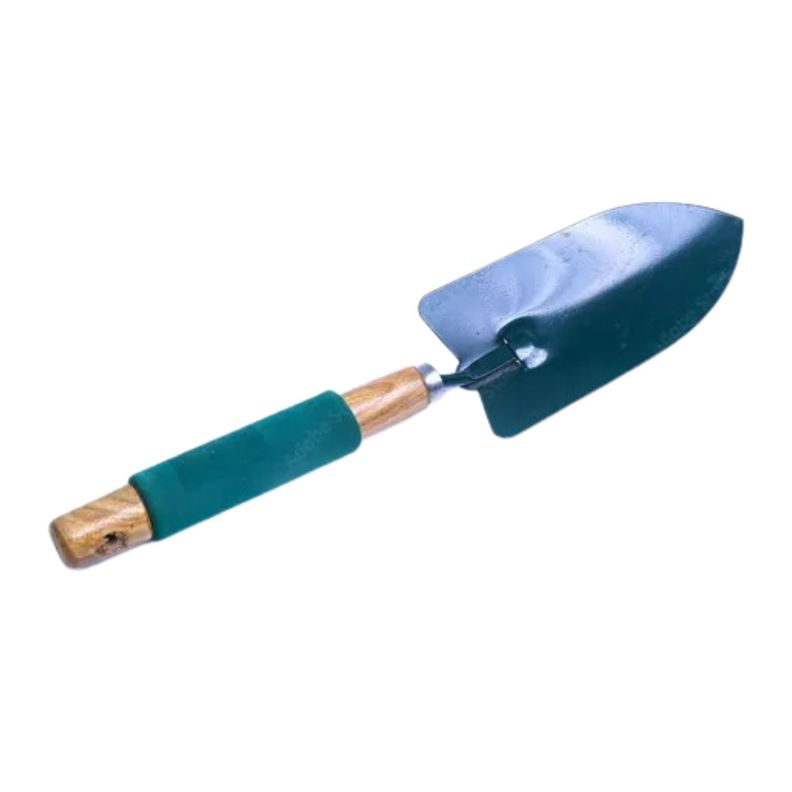 Pala Jardinería Mango Madera Herramienta Resistente Exterior-1