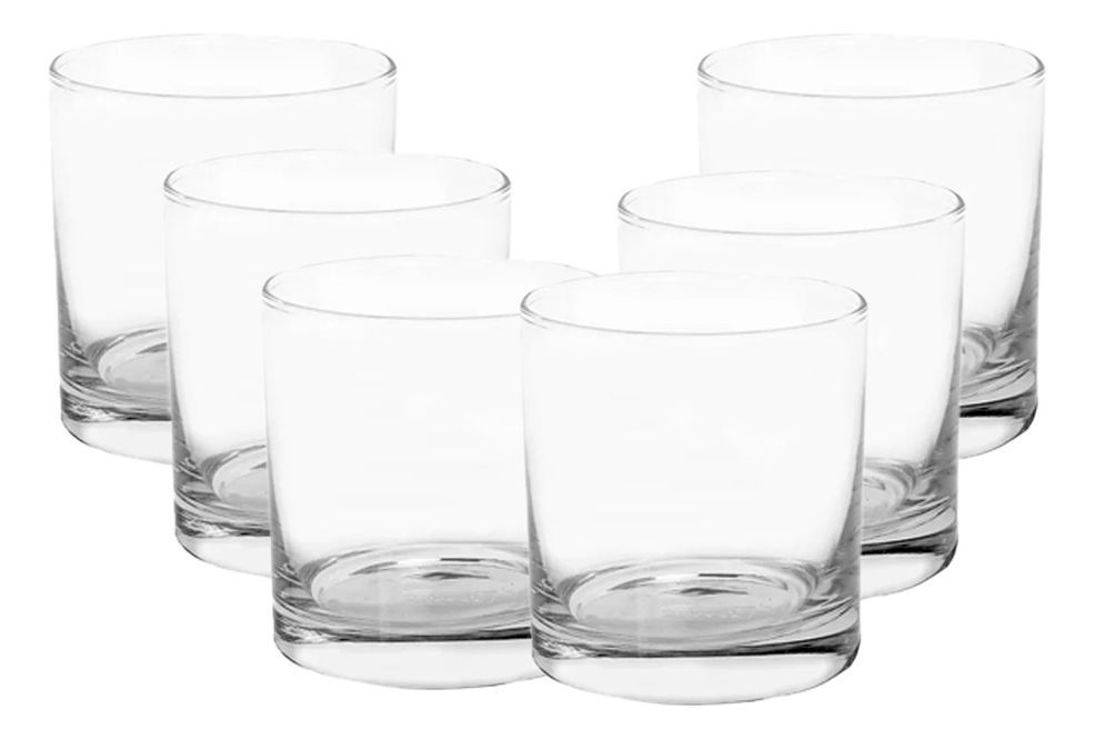 Set 6 Vasos Lexington Cortos Cristar 311 Ml-0