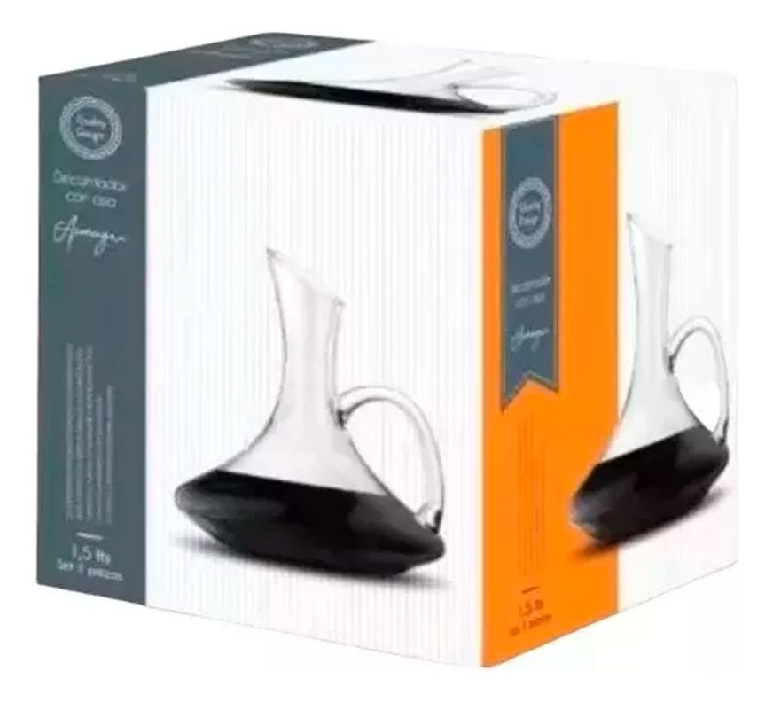 Decantador De Vinos Con Asa Casablanca Allegra 1,5 Litros-1
