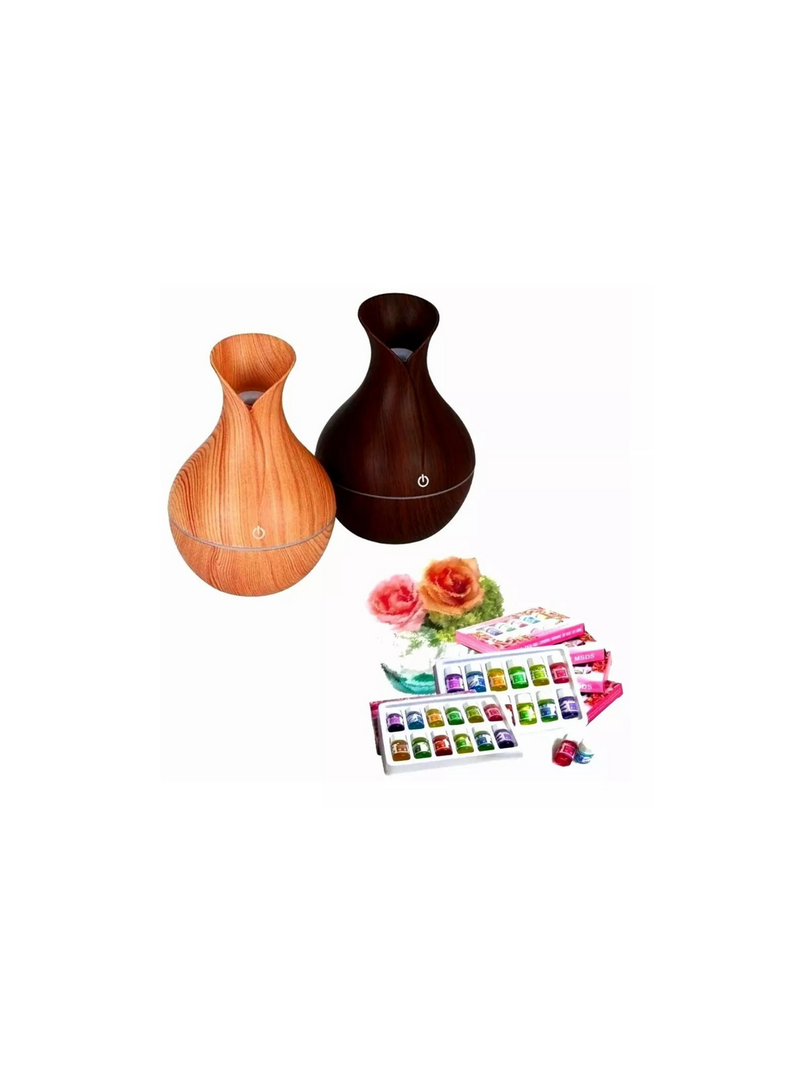 Pack de 2 humificadores aromatizadores + Pack 12 esencias-0