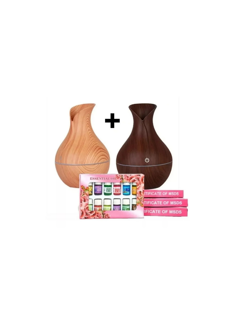Pack de 2 humificadores aromatizadores + Pack 12 esencias-1