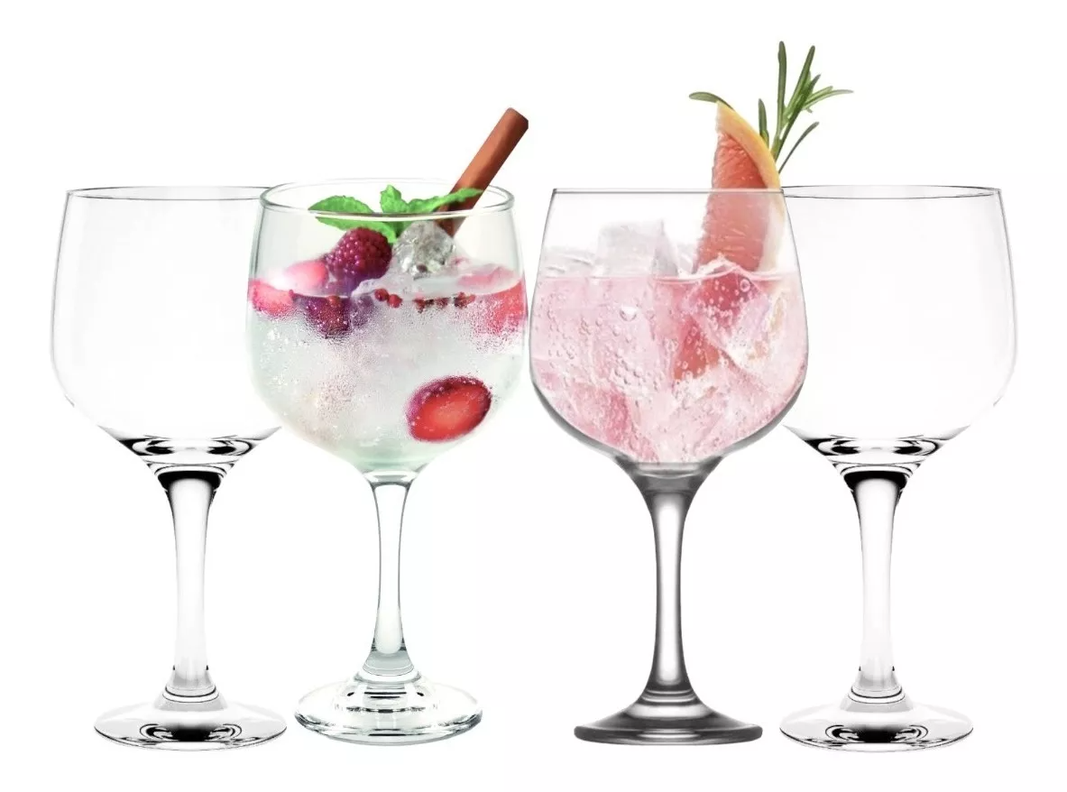 Set 4 Copas Para Gin Tonic Cocktail Vidrio 653ml Cristar-5