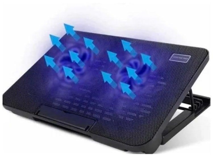Base Cooler Para Notebook N99 Con 2 Ventiladores-1