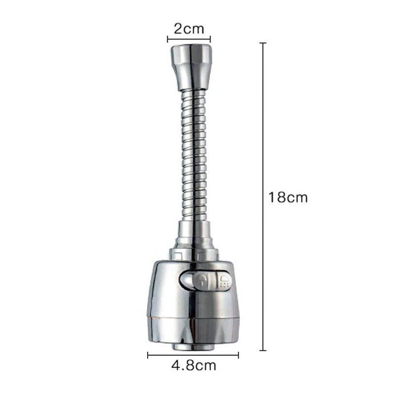 Grifo Cuello Flexible Lavaplatos Griferia Cocina-1