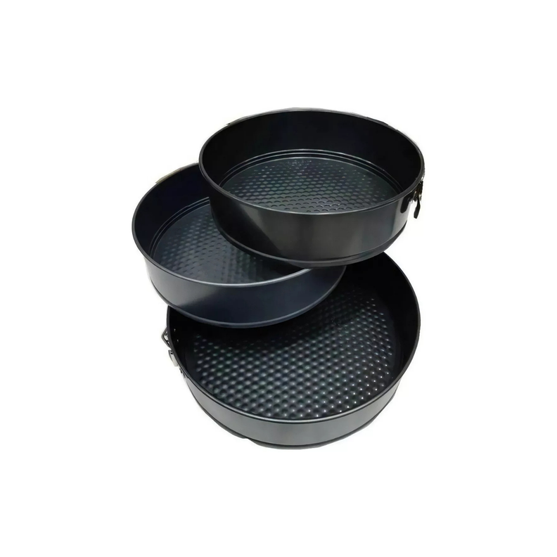 Moldes De Torta Desmontable Antiadherente X 3 -0