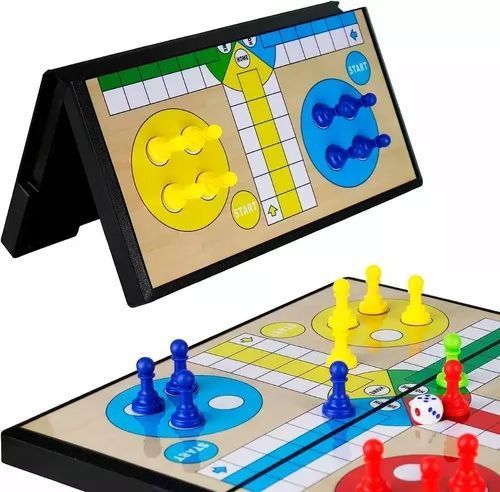 Ludo Magnetico Juego Mesa Clásico Educativo Tablero 10x20x3-5