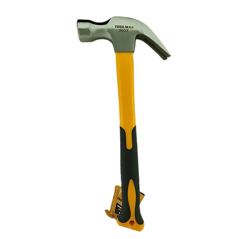 Martillo Carpintero Mango de Fibra 20Oz Ergonomico Ferreteria-3
