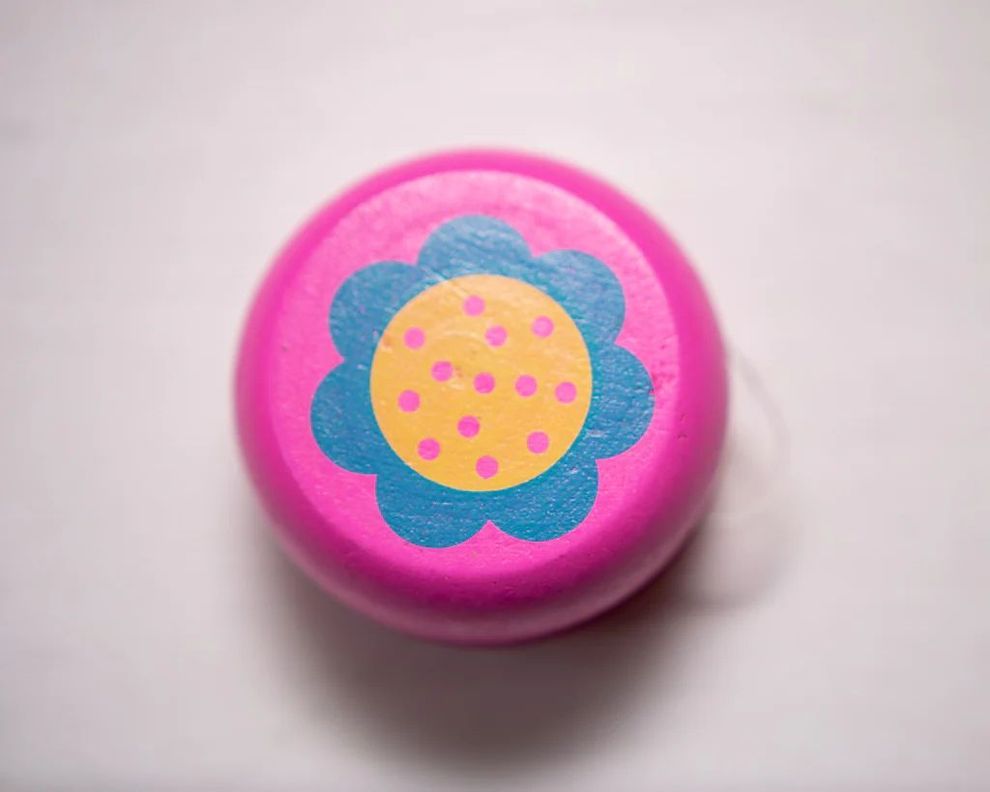 Yoyo De Madera Para Niños Juguete Clasico Yoyo De Madera.-1