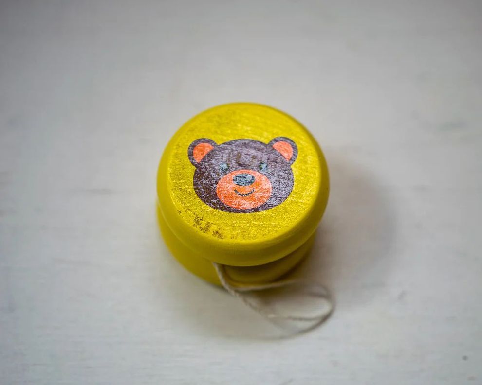 Yoyo De Madera Para Niños Juguete Clasico Yoyo De Madera.-4