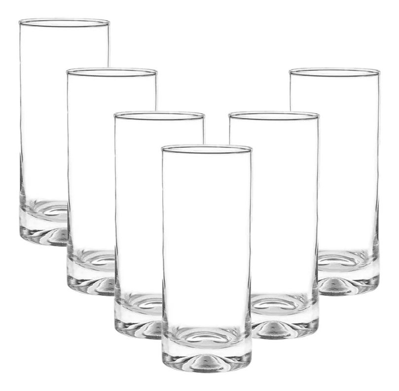 Set 12 Vasos Altos Manhatan Cristar Tragos 450 Ml-1