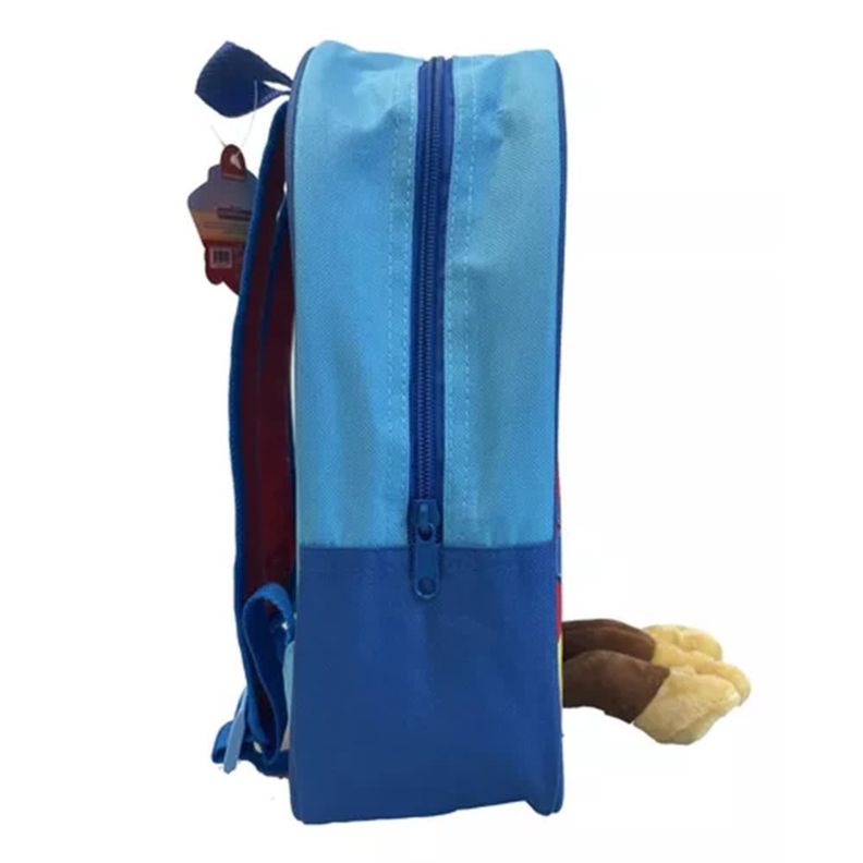 Mochila Infantil Perro Policía Azul Niños Escoalr Divertida-1